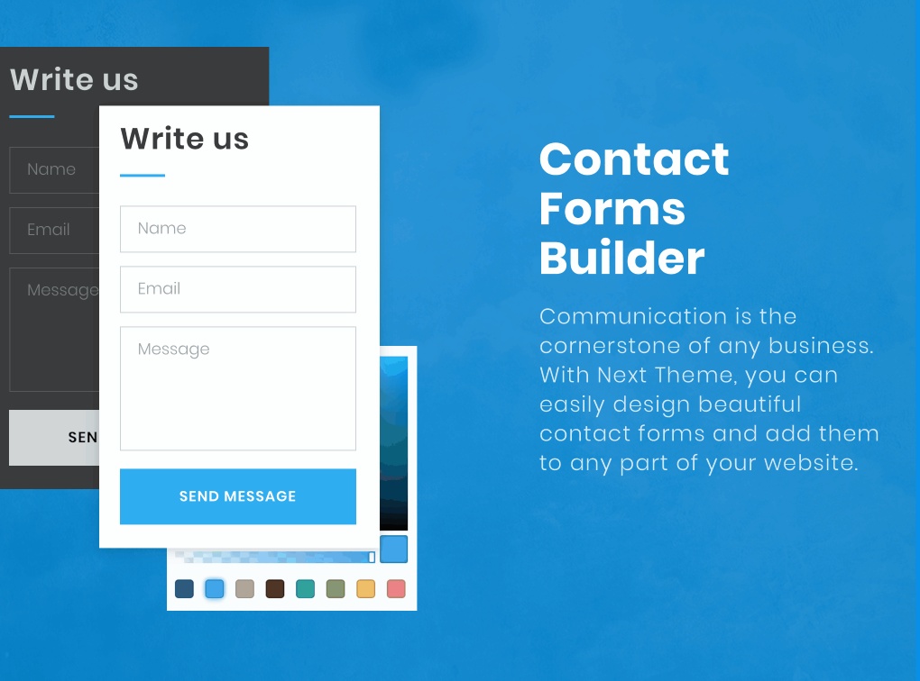 Contact forms builder.